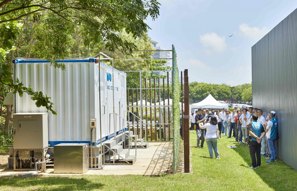 友達西大墩窯文化館建置屋頂全綠電及儲能櫃，為兼具創能儲能的永續綠能場域