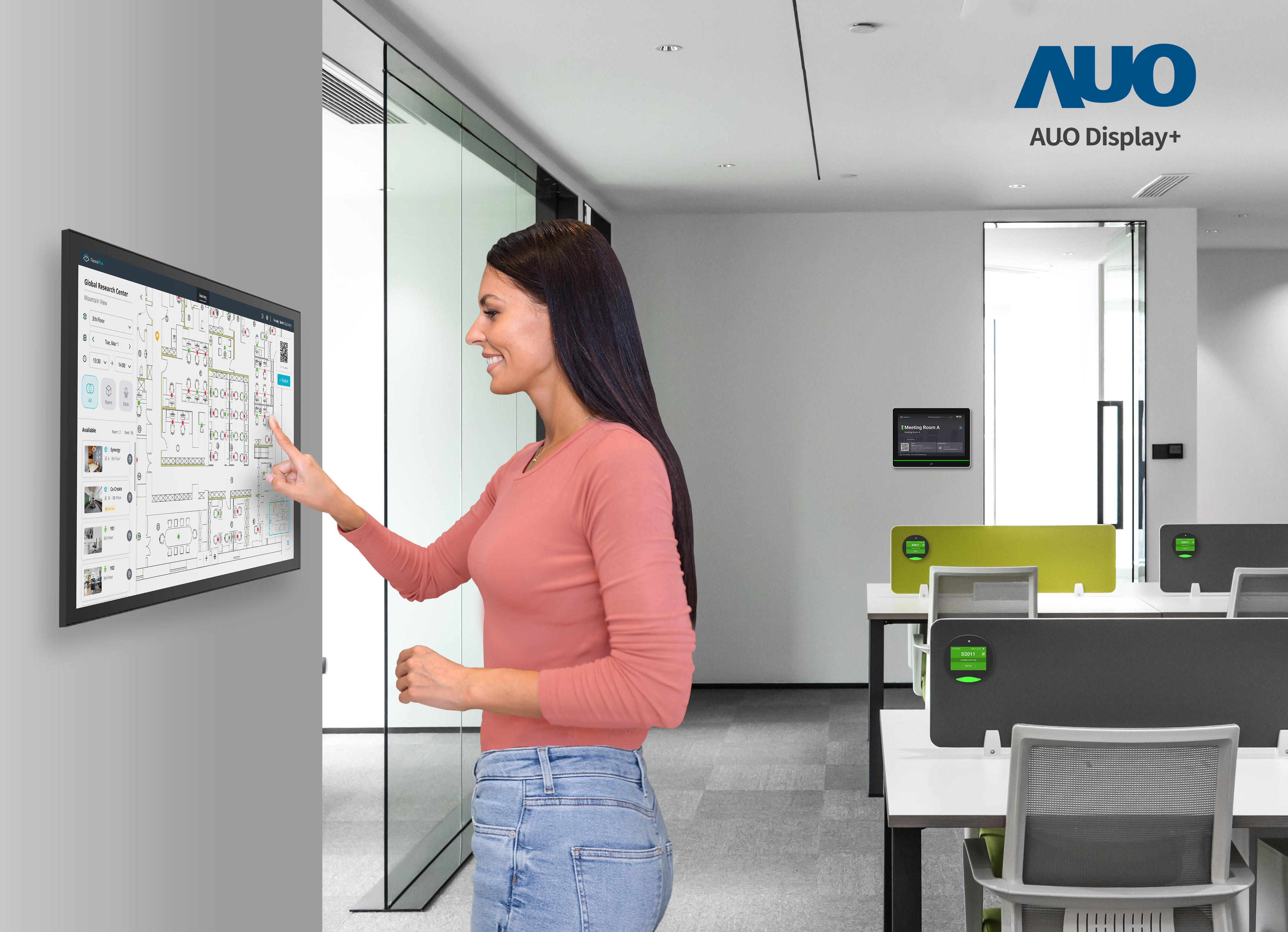 达擎会议空间管理解决方案可应用于空间预约和管理流程，将办公空间的查询、预约和保留等流程自动化，为用户提供更灵活、弹性的工作模式