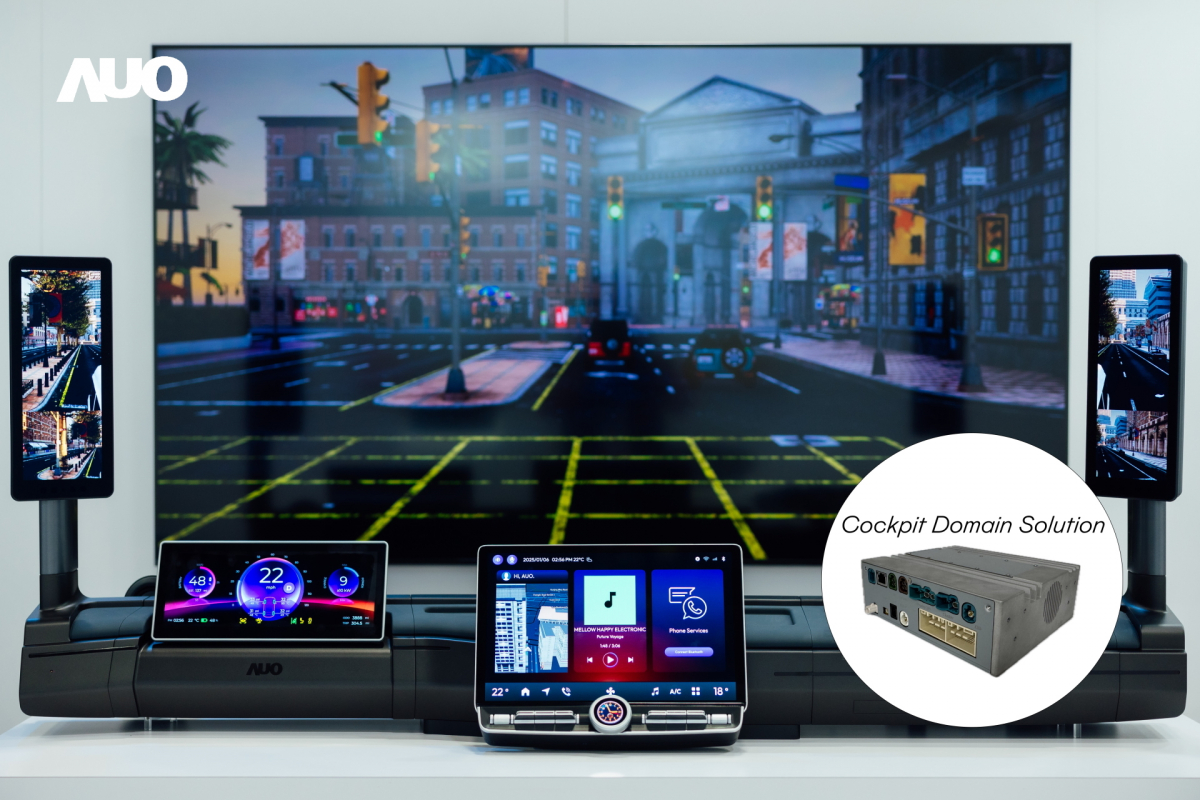 友達「智慧座艙域控解決方案」可做為車內運算的核心平台，驅動創新人機介面與豐富的座艙應用，獲得台灣精品標誌肯定