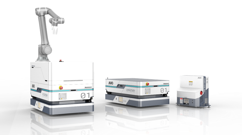 友達數位開發的自主式移動機器人（AMR250M），搭配全向輪並結合AI演算法、2D LiDAR、3D攝影機等技術，協助客戶實現產線全自動化